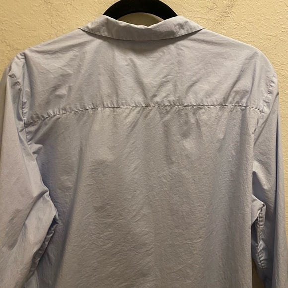 Jenni Kayne Slim Button Down Shirt In French Blue Size XXL - Picture 10 of 12